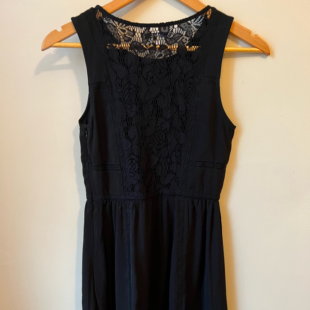 American eagle, black lace dress, size XS